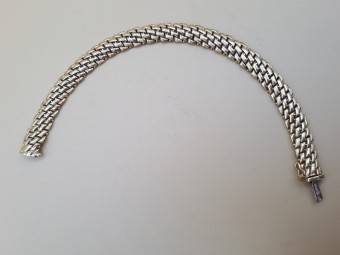 1940s Braided Gold Bracelet 